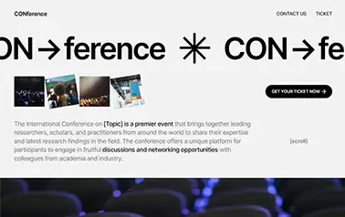 Astro Conference BCMS - BCMS Astro event landing page theme featuring modern image centric layout with gray background