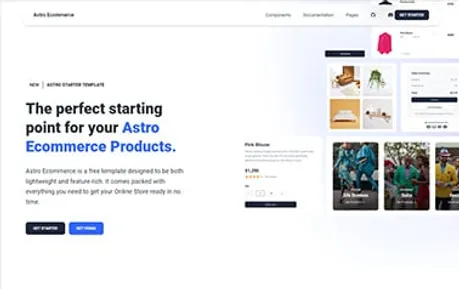 Astro Ecommerce - Great free Bootstrap Astro e-commerce template crafted with passion for online shops.