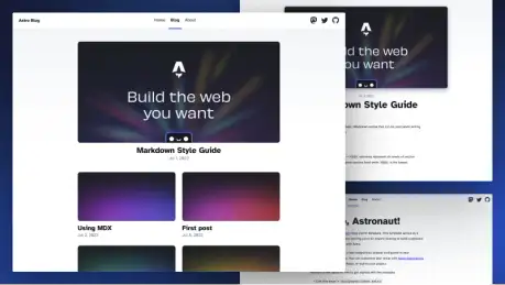 Blog - An ultra-minimal personal site & blog. Includes a well-documented codebase and built-in best practices for any Astro project.
