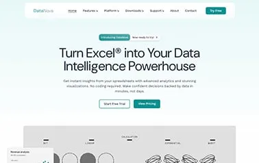 DataNova - Preline, Tailwind, and Keystatic Astro SaaS landing page template with a broad element set