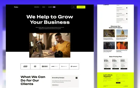 Folex Lite - Free Agency Astro Js Theme