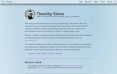 Glyptodon - Astro personal website theme featuring multiple pages, including a blog, all wrapped in a blue color scheme.