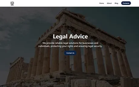 Legal Staff - Tailwind Astro law firm website template featuring alternating white gray background sections