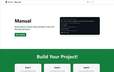 Manual - Simple free Astro documentation theme dedicated to helping developers write better docs.