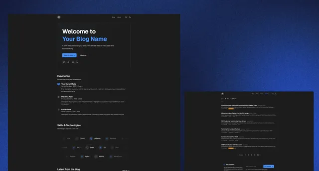 Merox Erudite Astro template preview