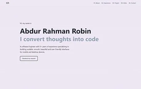 Personal Website Astro - Great Preline UI Astro personal website template that gives your content plenty of breathing room.