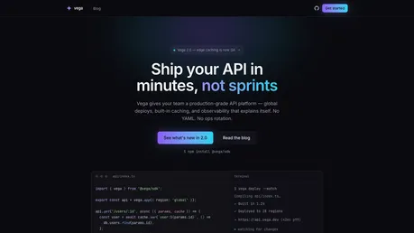 Pulsar Lite - Free Astro Tailwind landing page for developer tools with dark code-showcase hero
