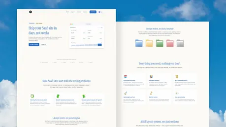 RicoUI SaaS Template - Design-led Astro SaaS template with modular sections, Tailwind CSS styling, and a clean product-focused layout.