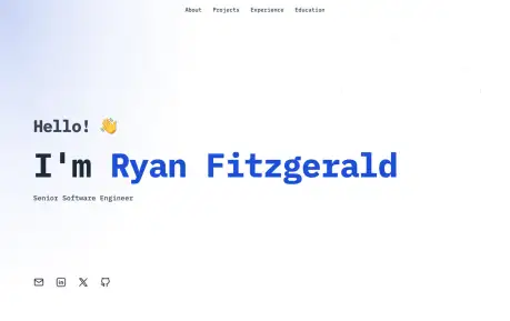 DevPortfolio - A minimalist Astro and Tailwind CSS portfolio template for projects, skills, and experience.