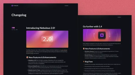 Starlog - A light-weight theme for your release notes