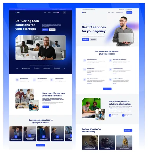 Screenshot of techlo theme.