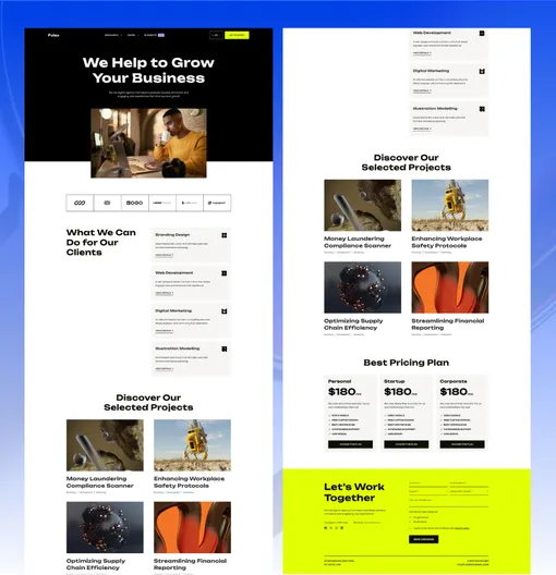 Screenshot of folex lite theme.