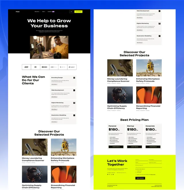 Folex Lite Astro template preview