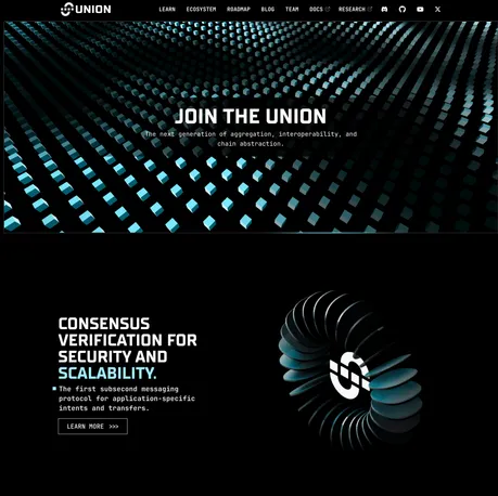 Union - The trust-minimized, zero-knowledge bridging protocol, designed for censorship resistance, extremely high security, and usage in decentralized finance.
