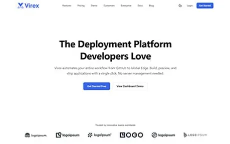 Virex SaaS UI Theme - Tailwind Astro SaaS landing page template generously providing extensive elements collection