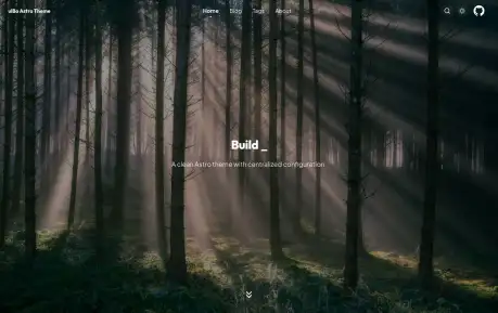 Ulbo Astro Theme - An Astro personal blog theme designed for long-form writing and visual media.